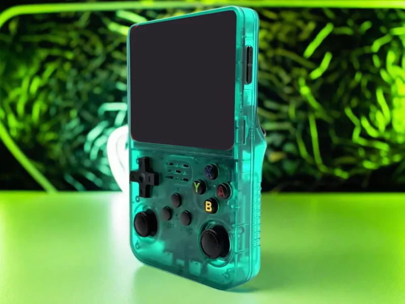 Konsola do gier Game Boy zielona transparentna RetroPocket