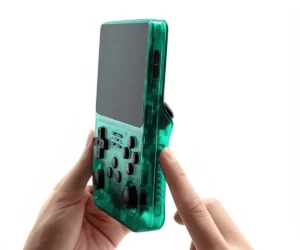 Konsola do gier Game Boy zielona transparentna Retro Pocket