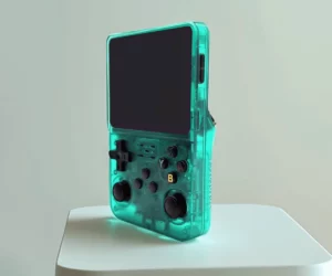 Konsola do gier Game Boy zielona transparentna Retro Pocket
