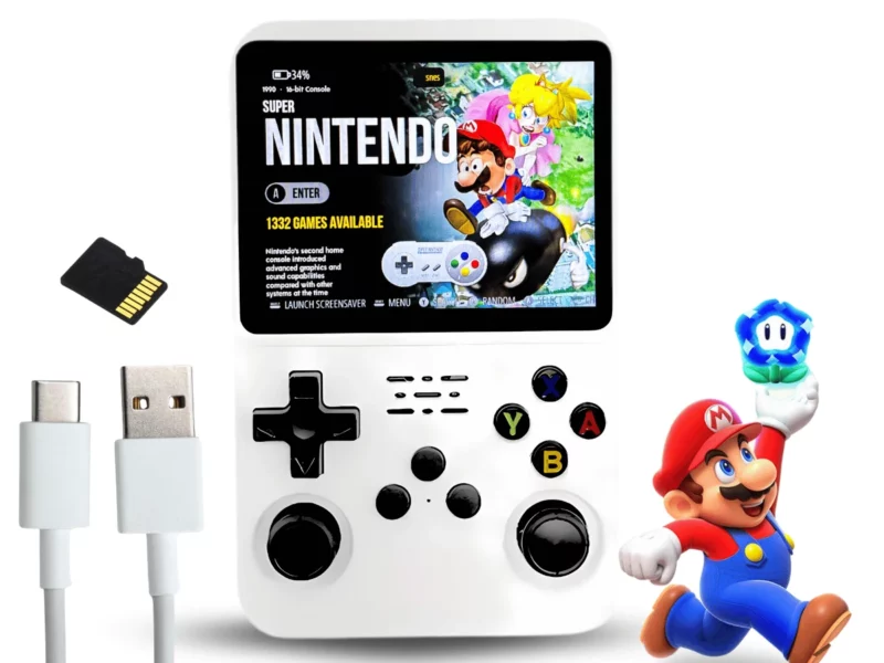 Konsola do Gier Biała Retro Pocket