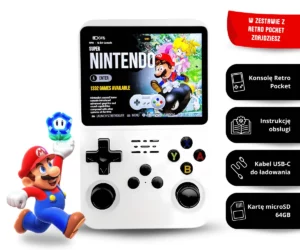 Konsola do Gier Biała Retro Pocket