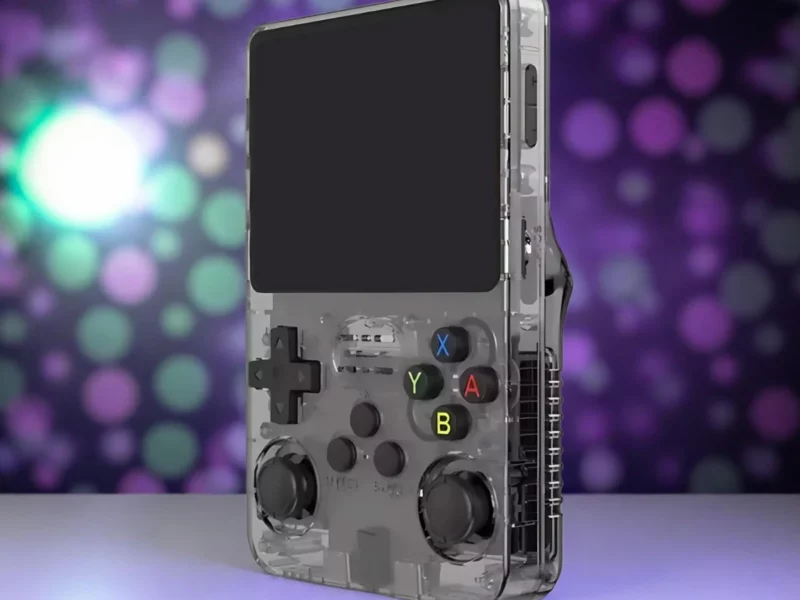 Konsola do Gier czarny transparentny Retro Pocket