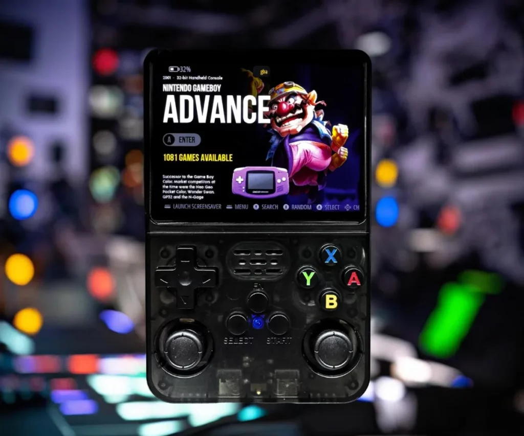 Konsola do Gier czarny transparentny Retro Pocket