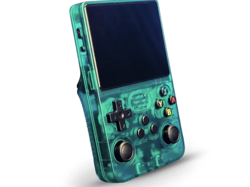 Konsola do gier Game Boy zielona transparentna Retro Pocket